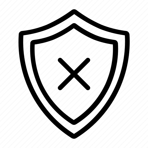 Shield, prohibited, lock, locked icon - Download on Iconfinder