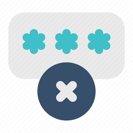 Password, code, wrong, security icon - Download on Iconfinder