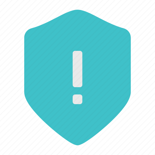Shield, warning, attention, security icon - Download on Iconfinder