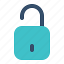 unlock, unlocked, padlock, security