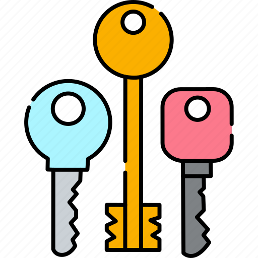 Secure, protect, door, keys, open icon - Download on Iconfinder