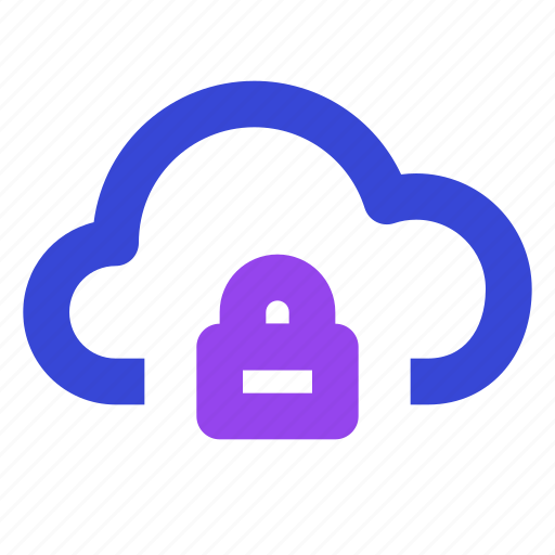 Cloud lock, lock, file, safe, security icon - Download on Iconfinder