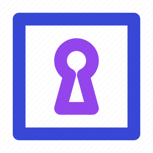 Keyhole, key hole, protection, safe, lock, security icon - Download on Iconfinder