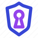 keyhole shield, shield, keyhole, safe, security