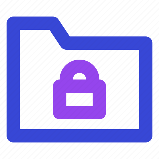 Lock folder, folder, lock, data, safe file, security icon - Download on Iconfinder