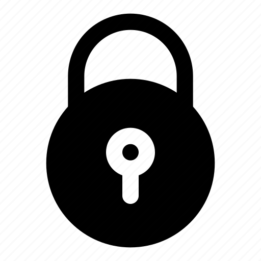 Lock, caps, padlock, circle, locked, tools, and icon - Download on Iconfinder