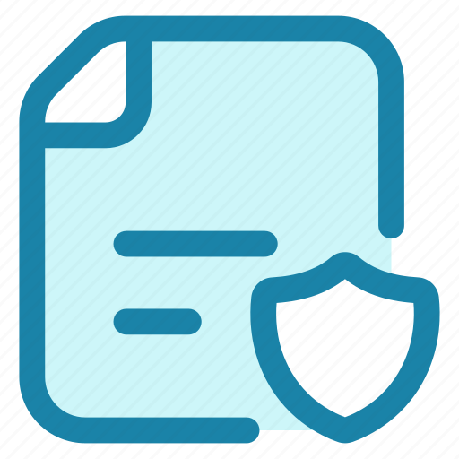 File protection, security, protection, secure-file, shield icon - Download on Iconfinder