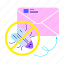 mail, spam, inbox, message, letter, email, virus, warning, internet 
