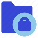 lock, folder, 1
