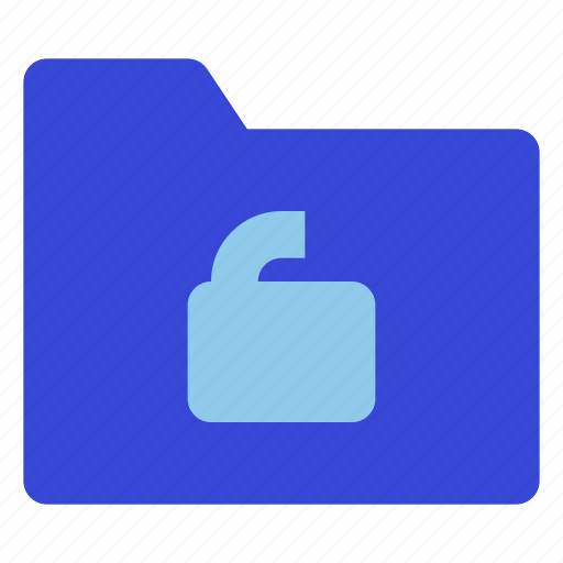 Unlock, folder icon - Download on Iconfinder on Iconfinder