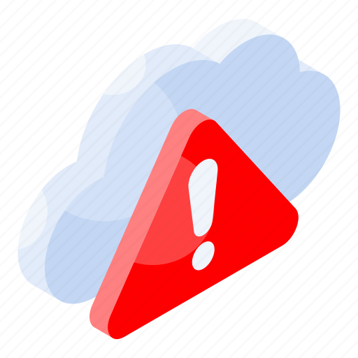 Cloud, alert, notification, warning, exclamation, storage, hosting icon - Download on Iconfinder