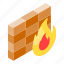 firewall, fire, wall, security, internet, flame, defense 