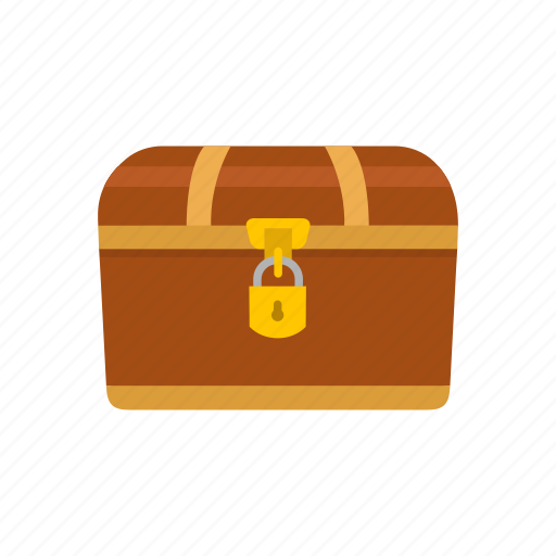 Chest, locked chest, treasure, treasure chest icon - Download on Iconfinder