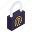 encryption, fingerprint lock, padlock, latch, bolt 