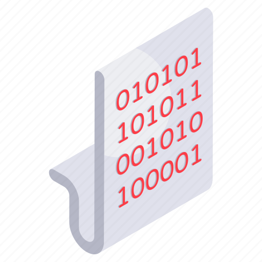 Binary data, binary code, digital code, online coding, numeric code icon - Download on Iconfinder
