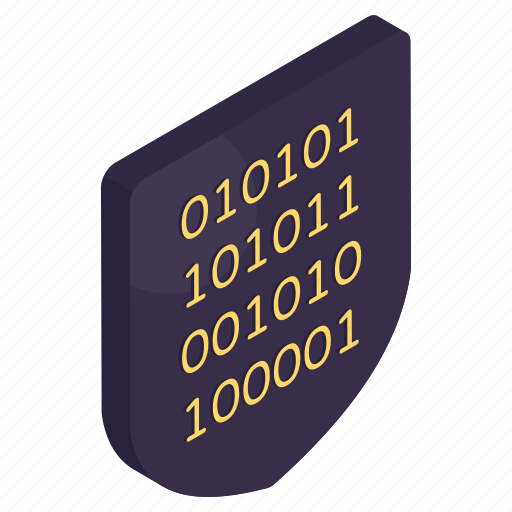 Secure binary data, binary code, digital code, online coding, numeric code icon - Download on Iconfinder