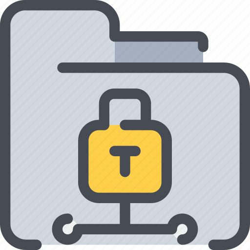 Data, file, folder, padlock, protection, secure, security icon - Download on Iconfinder