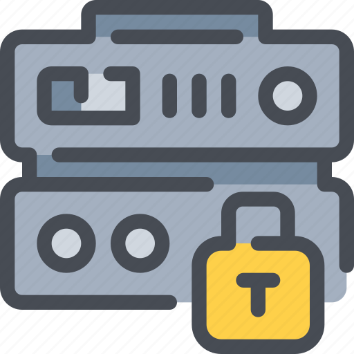 Databse, network, protection, secure, security, server icon - Download on Iconfinder