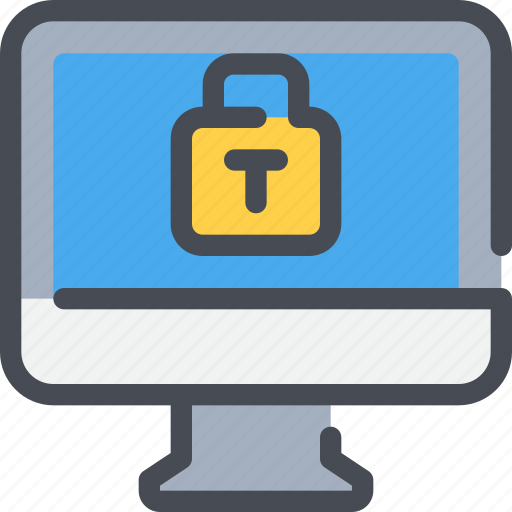 Computer, padlock, protection, secure, security icon - Download on Iconfinder