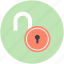 open padlock, safety, unlocked, unlocked padlock, unlocking 
