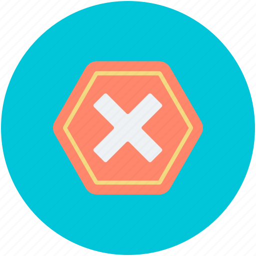 Cancel sign, forbidden, restriction, road sign, stop signal icon - Download on Iconfinder