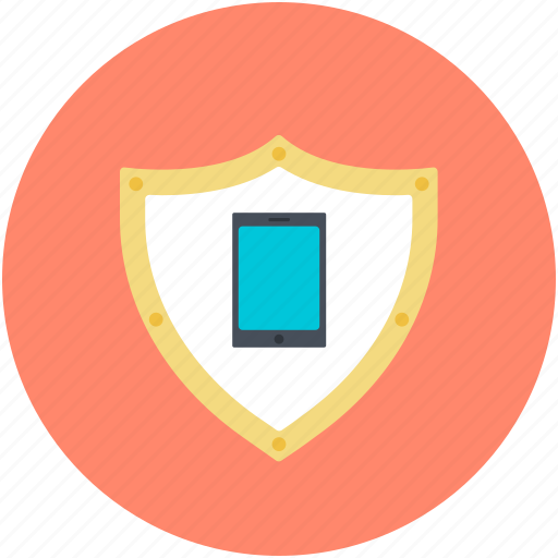 Mobile, mobile security, mobile shield, security concepts, security system icon - Download on Iconfinder