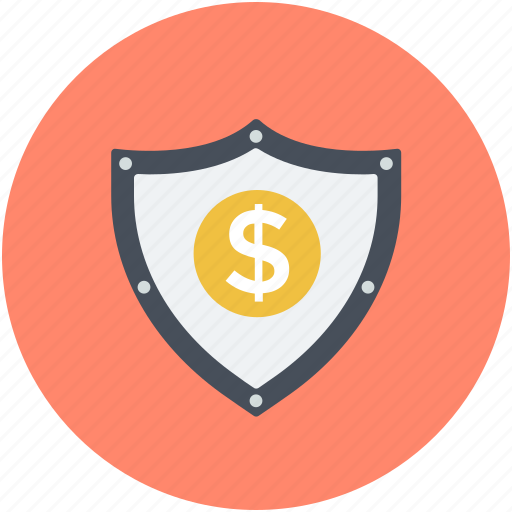 Bank safety, dollar sign, financial security, safe banking, security shield icon - Download on Iconfinder