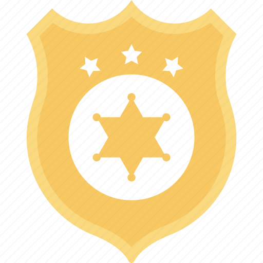 Badge, justice, law, police, security, sheriff, star icon - Download on Iconfinder