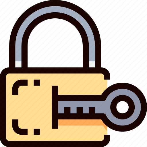 Key, padlock, protection, secure, security icon - Download on Iconfinder