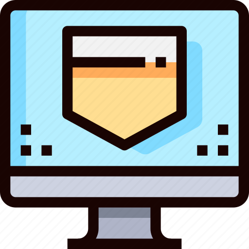 Computer, device, protection, secure, security icon - Download on Iconfinder