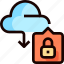 cloud, download, protection, secure, security, storage 