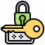 key, password, protection, unlock, verification 