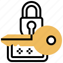 key, password, protection, unlock, verification