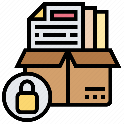 Confidential, files, private, secured, storage icon - Download on Iconfinder