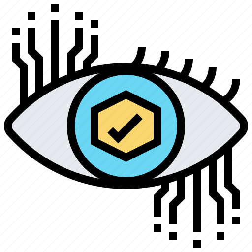 Eye, identification, network, protection, scan icon - Download on Iconfinder