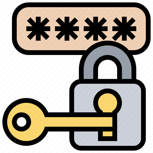 Access Key Lock Password Unlock Icon