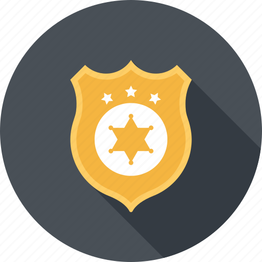 Badge, justice, law, police, security, sheriff, star icon - Download on Iconfinder