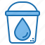 bucket, digital, privacy, security, system, technology, water 