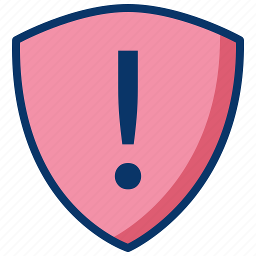 Notification, protection, security alert, security error, security warning, sheild icon - Download on Iconfinder