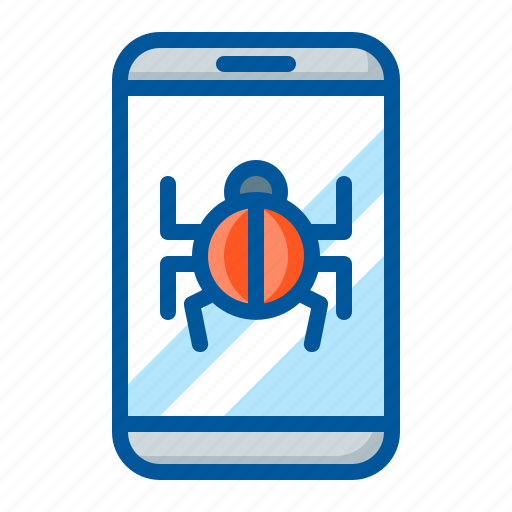 Bug, smartphone, virus icon - Download on Iconfinder