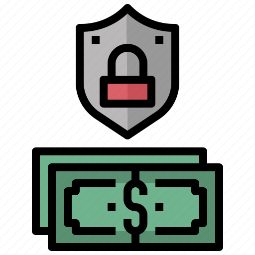 Defense, money, protection, secure, security, shield, weapons icon - Download on Iconfinder