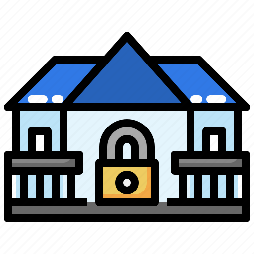 House, lock, security, home icon - Download on Iconfinder