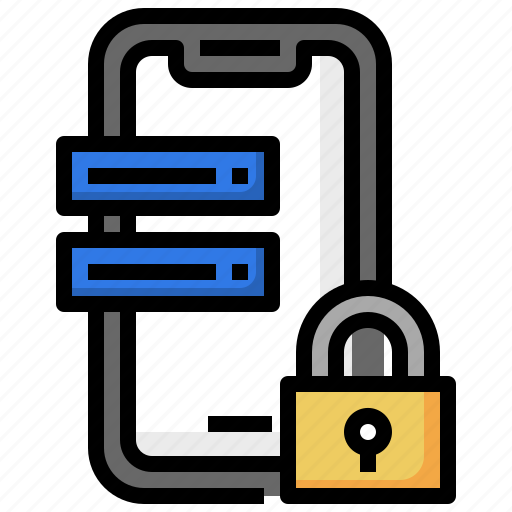 Smartphone, lock, security, password icon - Download on Iconfinder