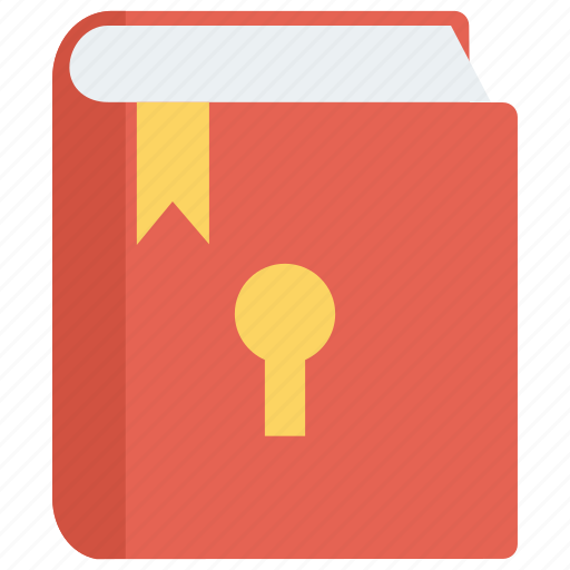 Book, education, lock, protect, secure icon - Download on Iconfinder