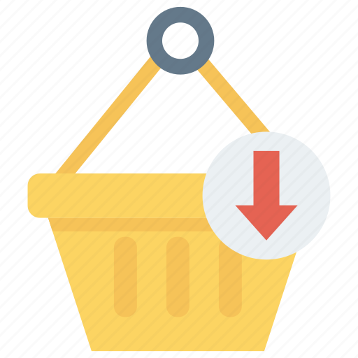 Arrow, basket, down, download, trolley icon - Download on Iconfinder