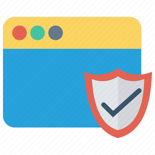 Internet, protection, security, shield, webpage icon - Download on Iconfinder