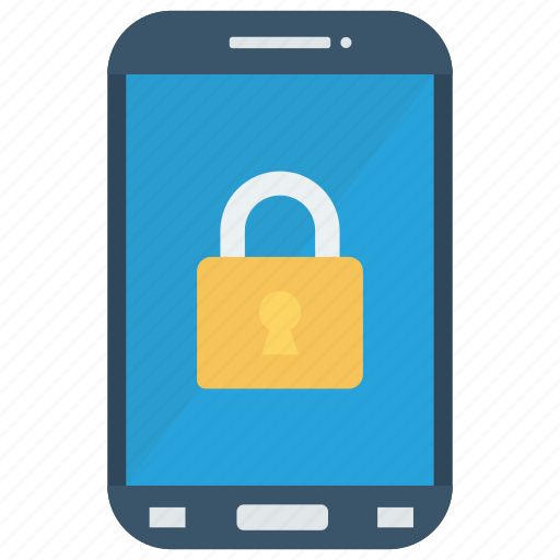 Lock, mobile, phone, protection, secure icon - Download on Iconfinder