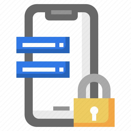 Smartphone, lock, security, password icon - Download on Iconfinder