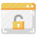 unlock, lock, browser, security