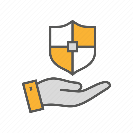 Defense, hand, privacy, protection, security, shield icon - Download on Iconfinder